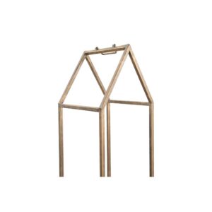 3R Studios House Shaped Metal Firewood Holder
