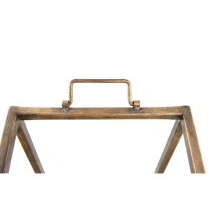 3R Studios House Shaped Metal Firewood Holder