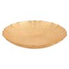 Badash Crystal Victoria Authentic 12 in. 32 oz. Gold Leaf on Glass Bowl