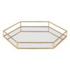 Kate and Laurel Felicia Gold Decorative Tray