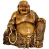 Oriental Furniture Oriental Furniture 10 in. Sitting Hotei Happy Buddha Decorative Statue