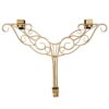 Village Lighting Company 19 in. Gold Antler Adjustable Wreath Hanger