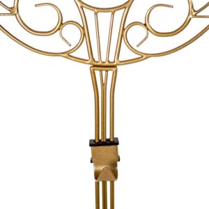 Village Lighting Company 19 in. Gold Antler Adjustable Wreath Hanger