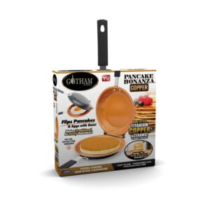 Gotham Steel 7 In. Non-Stick Ti-Ceramic Pancake Bonanza, The Easy Double Flip Pan
