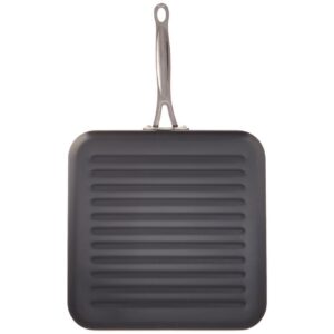 Gotham Steel 10.5 In. Ti-Ceramic Non-Stick Square Grill Pan