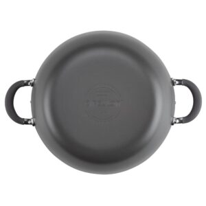 Circulon Radiance 5.5 Qt. Gray Hard-Anodized Nonstick Covered Casserole