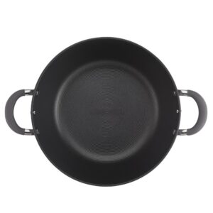 Circulon Radiance 5.5 Qt. Gray Hard-Anodized Nonstick Covered Casserole