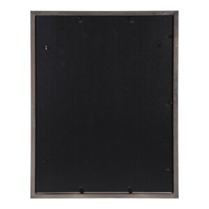 DesignOvation Gallery 14 in. x 18 in. Matted to 11 in. x 14 in. Gray Picture Frame (Set of 2)