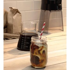 OXO Good Grips 4-Cup Gray Cold Brew Drip Coffee Maker with Filter