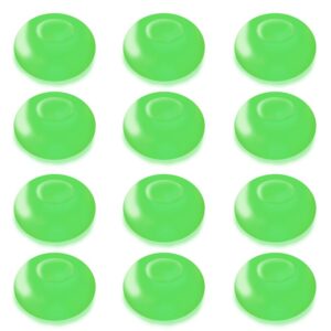 LUMABASE 1.25 in. D x 0.875 in. H x 1.25 in. W Green Floating Blimp Lights (12-Count)
