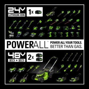 Greenworks 24-Volt Battery Cordless Brushless 1/2 in. Impact Wrench, Battery Not Included IW24L00