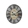 3R Studios Distressed Grey Wood Wall Clock