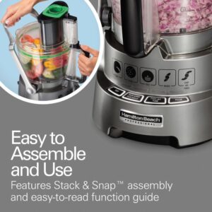 Hamilton Beach Professional 14 Cup Silver Dicing Food Processor