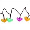Northlight 4.75 in. LED B/O Multi-Color Bat Halloween Lights (10-Set)