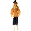 Haunted Hill Farm 6 ft. Animatronic Scarecrow Halloween Prop