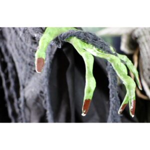 Haunted Hill Farm 6.5 ft. Animatronic Wicked Witch Halloween Prop