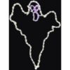 Haunted Hill Farm 48 in. x 40 in. Scary Ghost Indoor/Outdoor LED Halloween Window Light