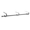 Haute Decor MantleClip Stocking Rod Matte Black Stocking Holder (4-Pack)