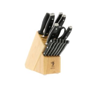 Henckels Forged Premio 14-Piece Stainless Steel German Knife Block Set