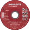 Hilti 6.0 in. x 0.045 in. x 7/8 in. AC-D SPX Type 1 Flat Ultimate Zirconium Cutting Disc (25-Pack)