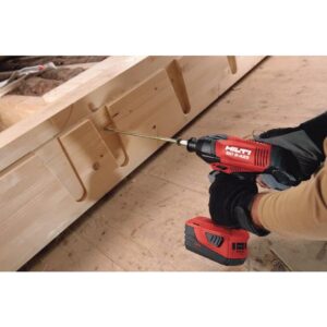Hilti 22-Volt SID 8 Lithium-Ion Cordless 7/16 in. Hex Impact Driver Kit with Two 4.0 Ah Batteries, Charger and Strap