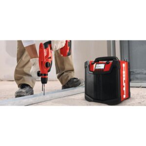 Hilti RC 4/36 120-Volt AM/FM Bluetooth Radio and Battery Charger