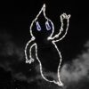 HOLIDYNAMICS HOLIDAY LIGHTING SOLUTIONS 51 in. Lighted LED Spooky Ghost