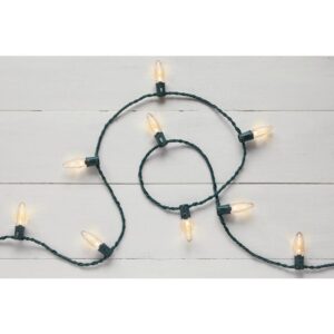 Home Accents Holiday 50 Light C9 LED Smooth Warm White Super Bright Constant On Light String (Set of 2)