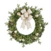 Home Accents Holiday 30 in. St. Germain Battery Operated Pre-Lit LED Artificial Christmas Wreath