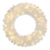 Home Accents Holiday 30 in. Uptown Pre-Lit LED Artificial Christmas Wreath with 136 Tips and 50 Warm White Micro Dot Lights
