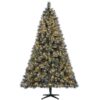 Home Accents Holiday 7.5 ft Sparkling Amelia Pine LED Pre-Lit Artificial Christmas Tree with Warm White Lights
