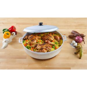 IMUSA 17.9 qt. Cast Aluminum Caldero with Natural Finish