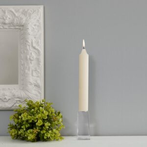 ROOT CANDLES 9 in. Timberline Collenette Ivory Dinner Candle (Box of 4)
