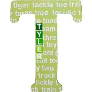 Jeff McWilliams Designs 15 in. Oversized Unfinished Wood Letter (T)