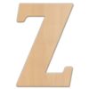 Jeff McWilliams Designs 15 in. Oversized Unfinished Wood Letter (Z)
