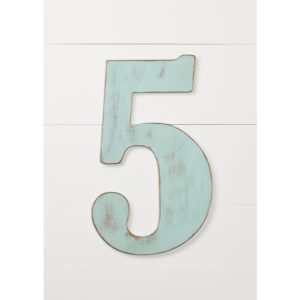 Jeff McWilliams Designs 18 in. Oversized Unfinished Wood Number "5"