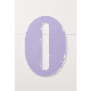 Jeff McWilliams Designs 18 in. Oversized Unfinished Wood Number "0"