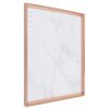 Kate and Laurel Calter Rose Gold Marble Magnetic Memo Board