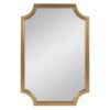 Kate and Laurel Medium Irregular Gold Contemporary Mirror (36 in. H x 24 in. W)