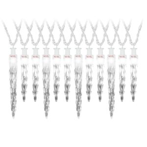 LightShow ColorMotion 24-Light White Deluxe Christmas Icicle LED String Light