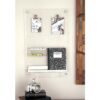 LITTON LANE Silver Acrylic Memo Board