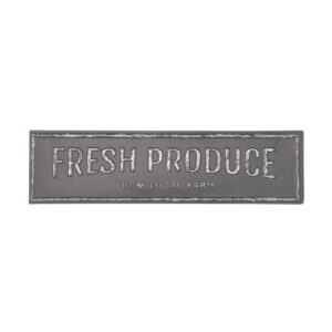 LITTON LANE FRESH PRODUCE FROM LOCAL FARM Iron Decorative Sign