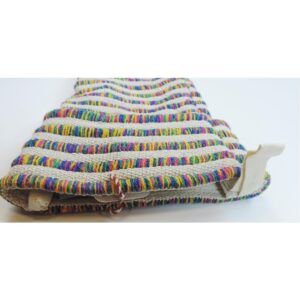 LR Home 20 in. Cotton Striped Multi-color Christmas Stocking