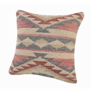 LR Home Eclectic Multi-color Southwest Cozy Polyfill 18 in. x 18 in. Throw Pillow