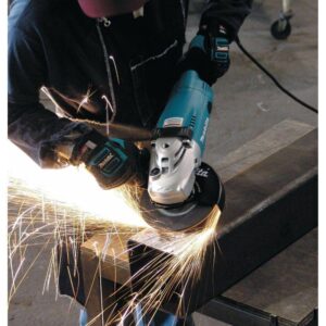 Makita 15 Amp 7 in. Corded Angle Grinder with Grinding wheel, Side handle and Wheel Guard