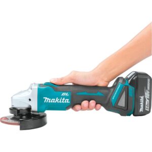 Makita 18-Volt 5.0Ah LXT Lithium-Ion Brushless Cordless 4-1/2 / 5 in. Cut-Off/Angle Grinder Kit
