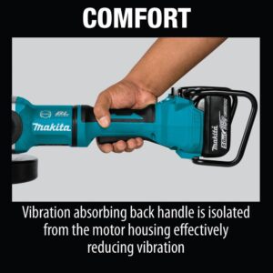 Makita 18-Volt X2 LXT Lithium-Ion (36V) Brushless Cordless 9 in. Paddle Switch Cut-Off/Angle Grinder Kit w Electric Brake 5.0Ah
