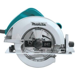 Makita 7-1/4 in. 15 Amp Corded Circular Saw with Dust Port 2 LED Lights 24T Carbide Blade