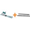 Makita 12 Amp 6-1/2 in. Plunge Circular Saw with 55 in. Guide Rail and Guide Rail Clamp (2-Pack)