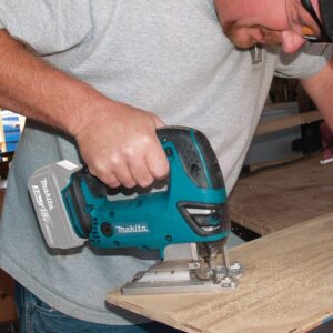 Makita 18-Volt X2 LXT (36-Volt) Brushless 6-1/2 in. Plunge Circular Saw 5.0 Ah with Bonus 18-Volt LXT Cordless Jigsaw